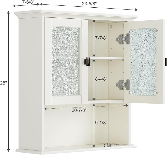 Bathroom Cabinet Wall Mount, Over Toilet Storage Cabinet - Image 2
