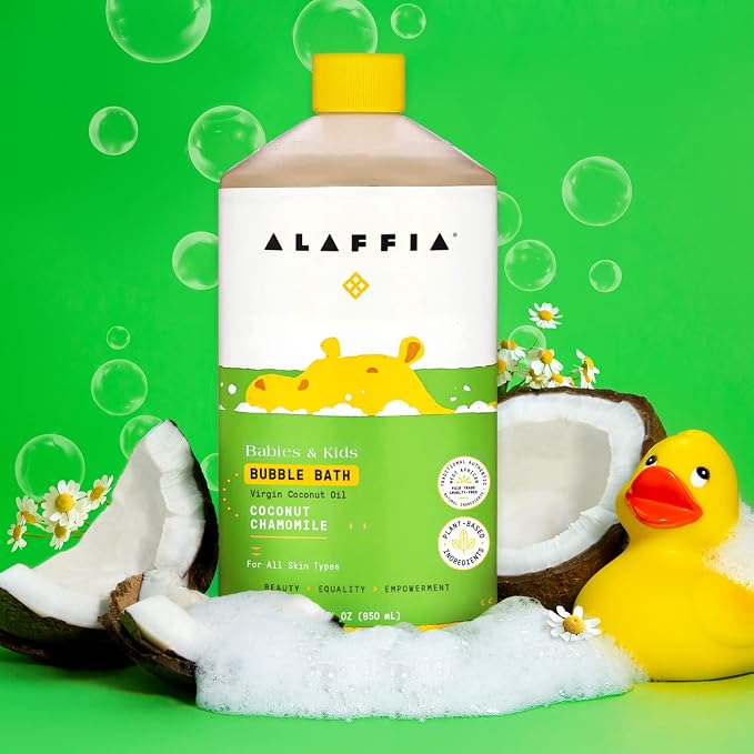 Alaffia Babies and Kids Bubble Bath, Gentle Baby Essentials - Image 7