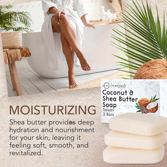 O NATURALS 3-Pack Organic Soap Bar 4oz each Set - Image 2