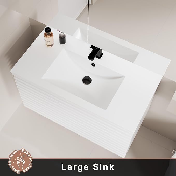 LUCKWIND 36" Floating Bathroom Vanity - Image 5