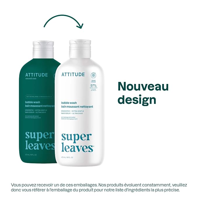 ATTITUDE Bubble Bath, EWG Verified, Plant and Mineral-Based, Dermatologically - Image 2