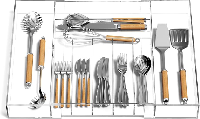 NIUBEE Expandable Kitchen Drawer Organizer by NIUBEE