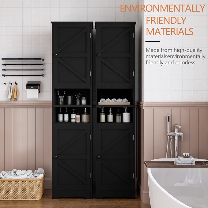 Tall Bathroom Cabinet, Storage Cabinet - Image 5