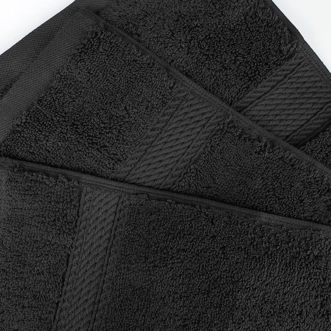 Superior Egyptian Cotton Pile Face Towel/Washcloth Set of 6, Ultra Soft Luxury - Image 5