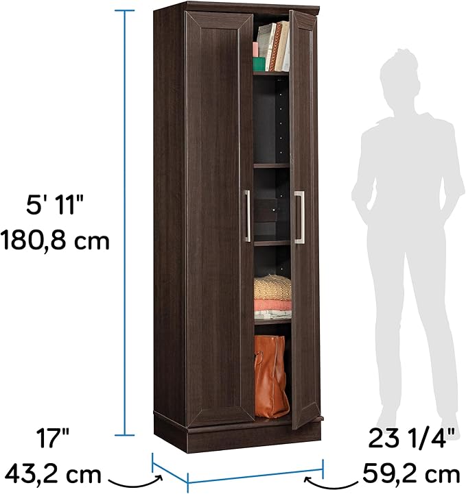 Sauder HomePlus Storage Cabinet/ Pantry cabinets, Dakota Oak finish - Image 3