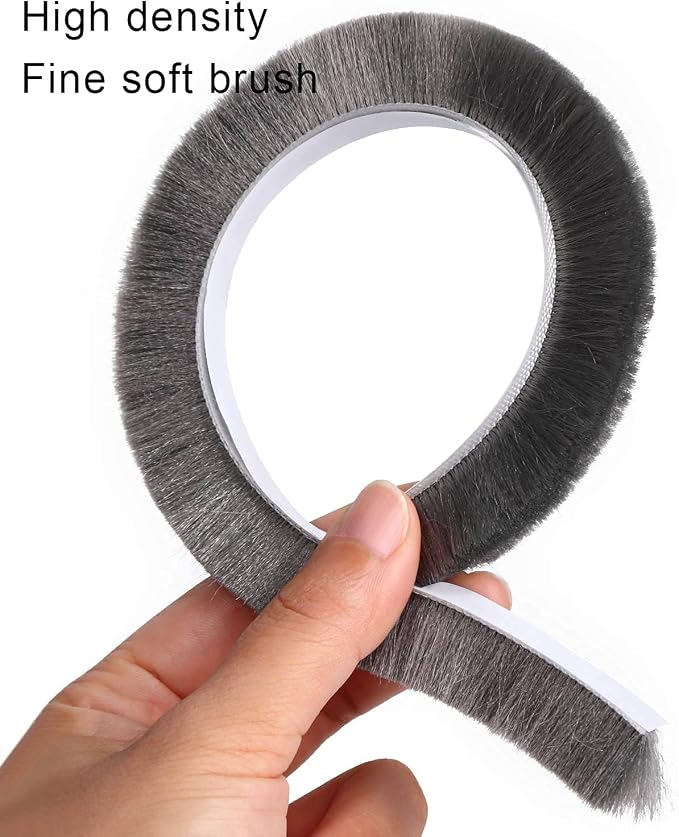 Door Brush Seal, Felt Pile Weather Stripping - Image 4