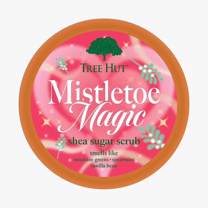 Tree Hut Mistletoe Magic Shea Sugar Scrub, Exfoliating & Hydrating Body Scrub - Image 2