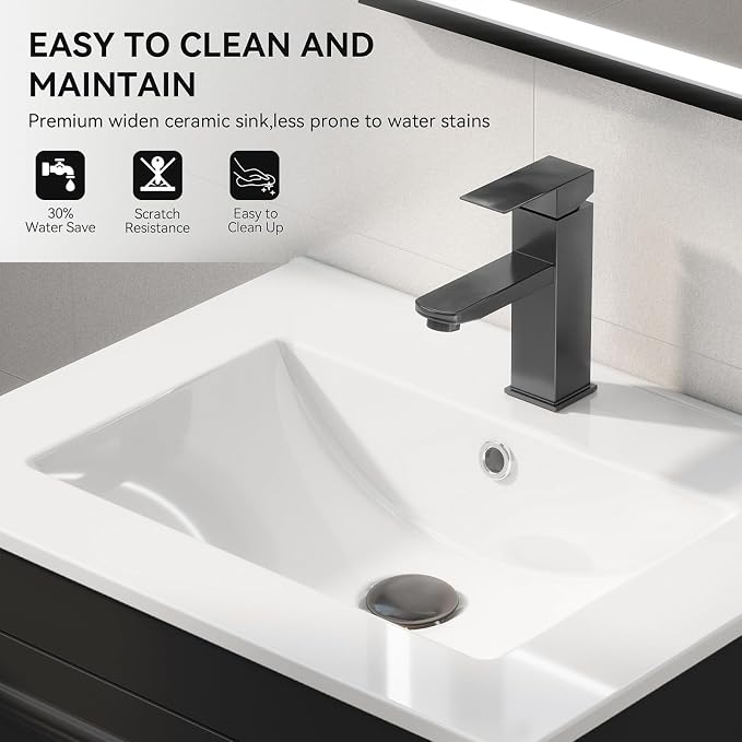 YOURLITE 24" Floating Bathroom Vanity - Image 5