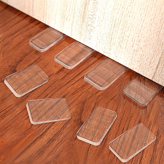 8 Pcs Table Wedge Clear Shim, Plastic Shims Levelers Adjustable Blocks by Tahikem