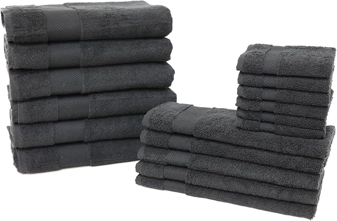 Hencely 18-Piece Bath Towel Set by HENCELY