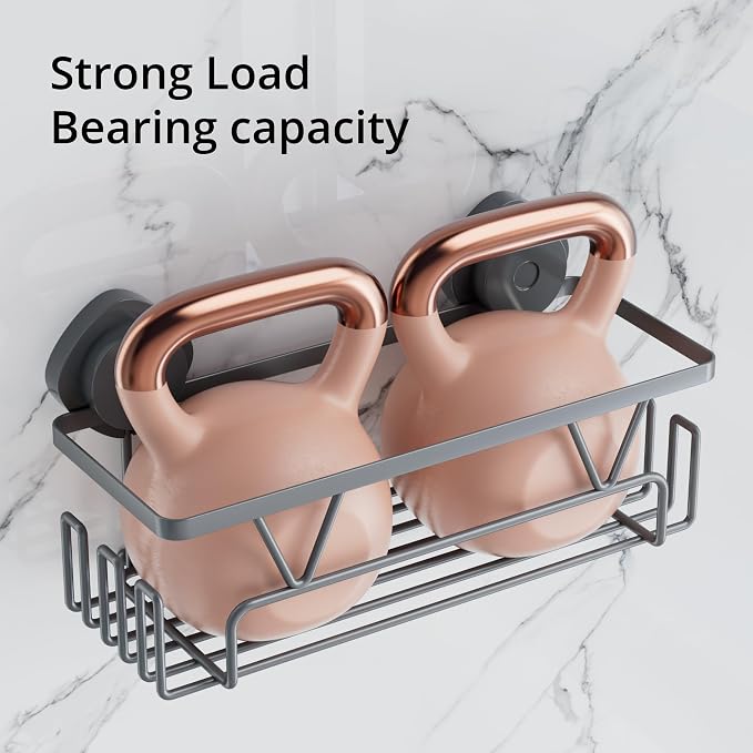 KEGII Suction Cup Shower Caddy – 3 Pack Suction Cup Shelf - Image 7