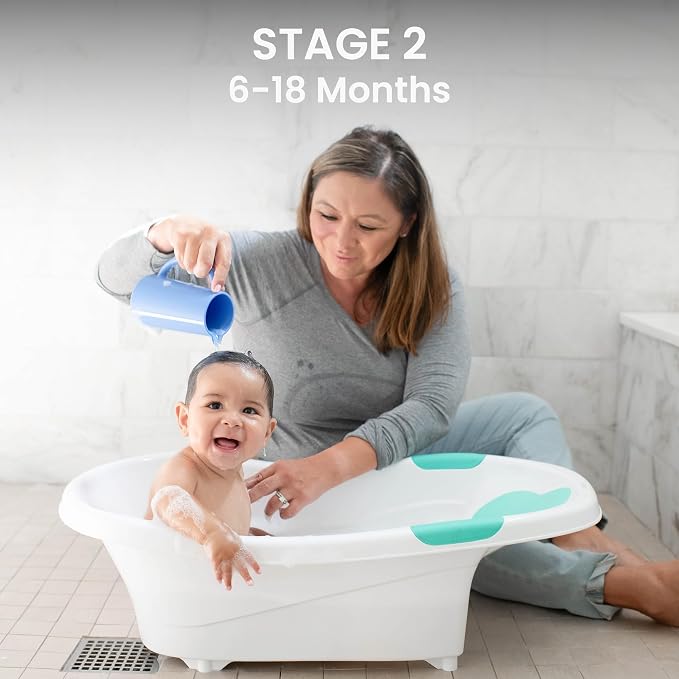 Lulyboo Baby Bath tub with Head Cushion, Bath Tub - Image 7