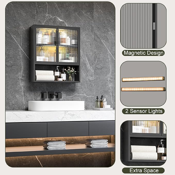 Metal Wall Cabinet, Spice Rack - Image 4