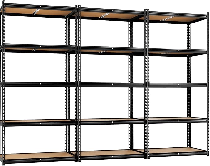 LEVELEVE 5-Tier Storage Shelving Unit, 2020 lbs Capacity, Heavy Duty Adjustable by Enjoyyourlife