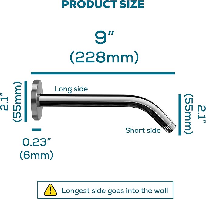 SparkPod 9 Inch Shower Arm - Image 2