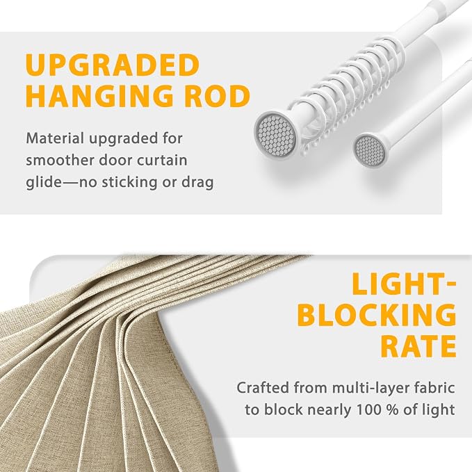 Accordion Door Curtain Set - Image 8