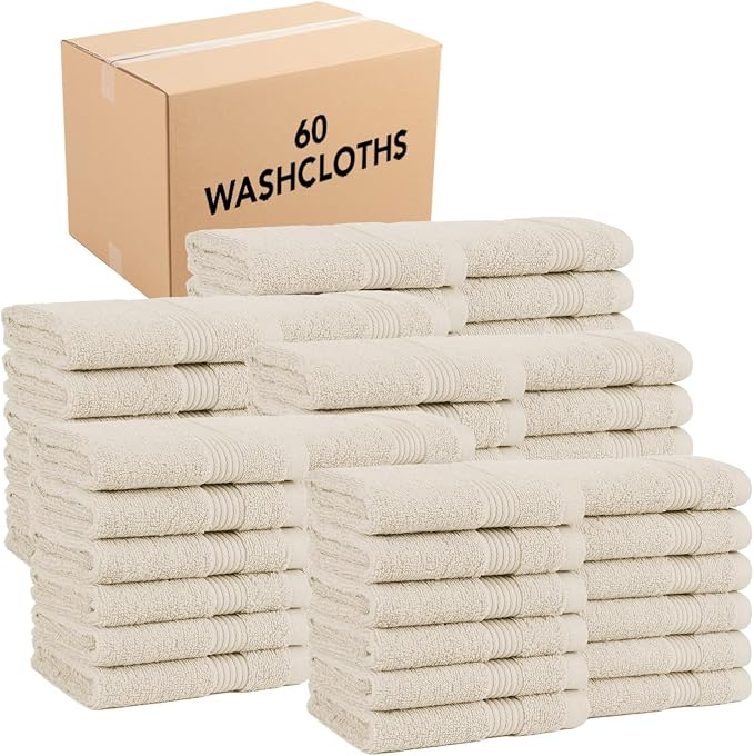 Arkwright Bath Washcloths 12 Pack by Arkwright