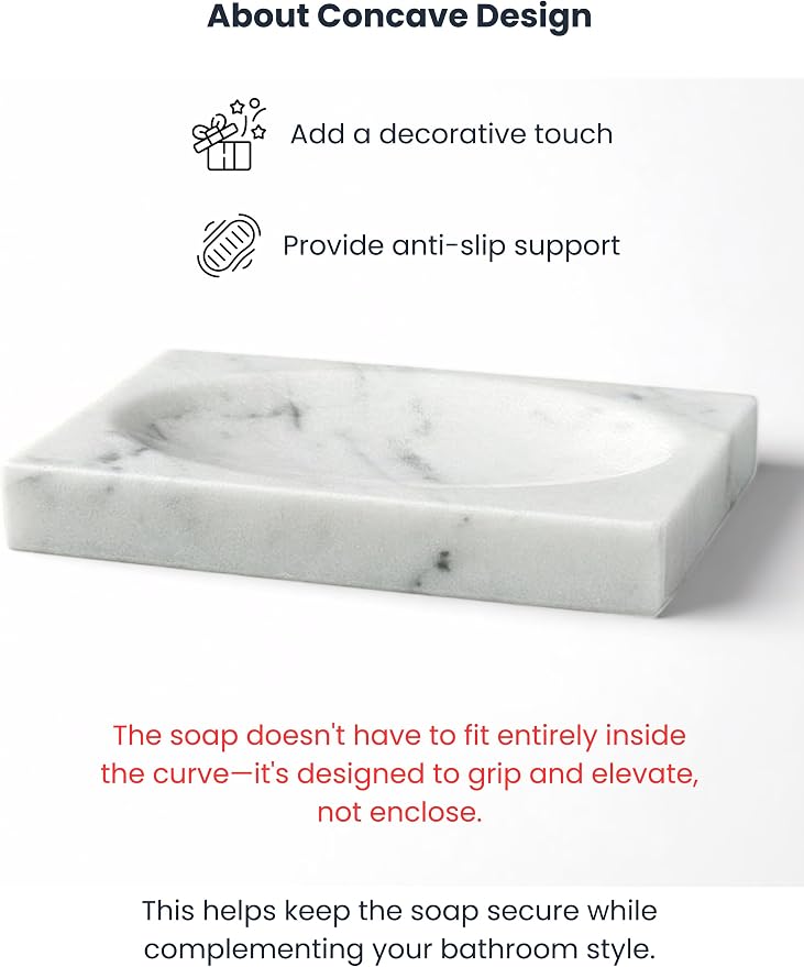 Marble Soap Dish for Shower - Image 4