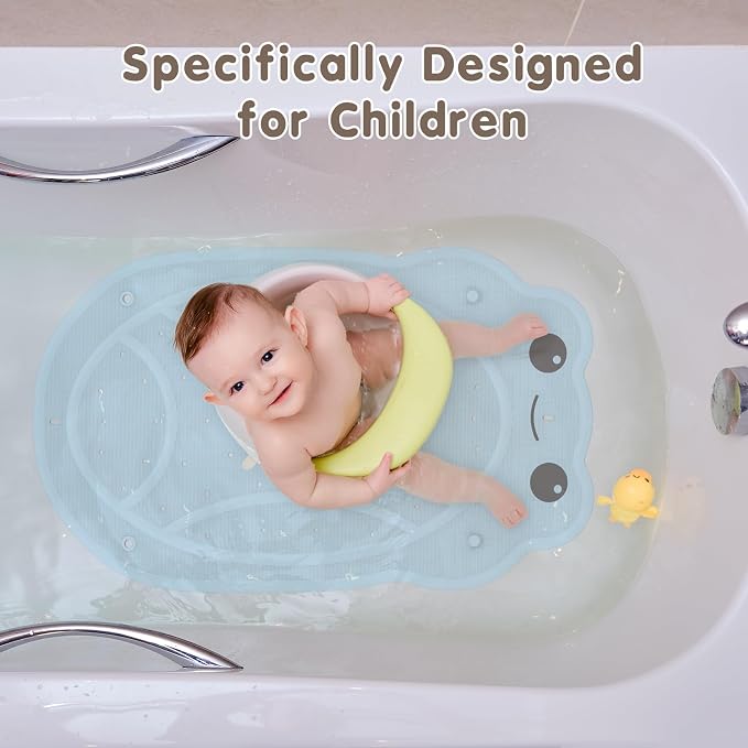 Bathtub Mat Non Slip, Kids Bath Mat 30"x 18", Bath Mat - Image 7