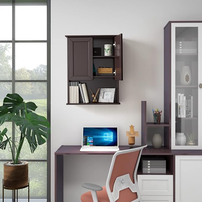 Wall Cabinet, 23x29 inch Medicine Cabinet, Over Toilet Storage - Image 2