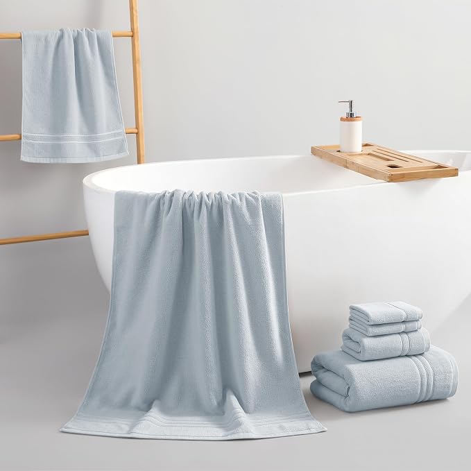 REDKISS Light Grey Bath Towel Set - Image 7