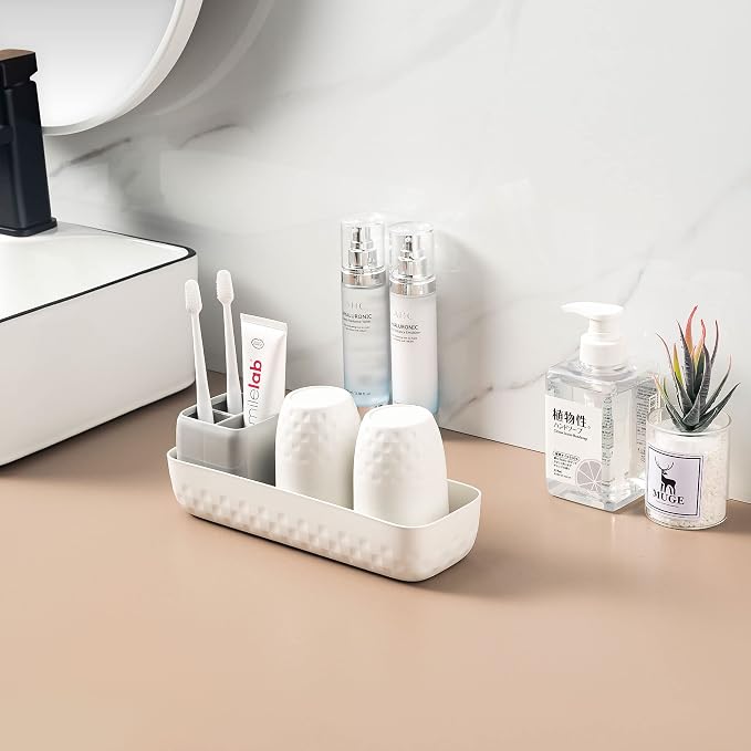 Toothbrush Holder for Bathrooms, Toothbrush Organizer Countertop for Toothbrush - Image 5