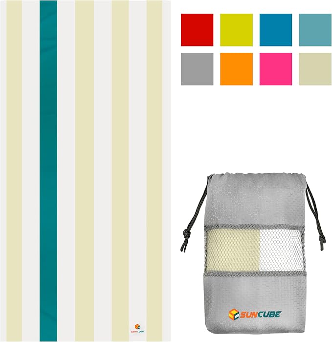 SUN CUBE Microfiber Sand Free Beach Towel - Image 2