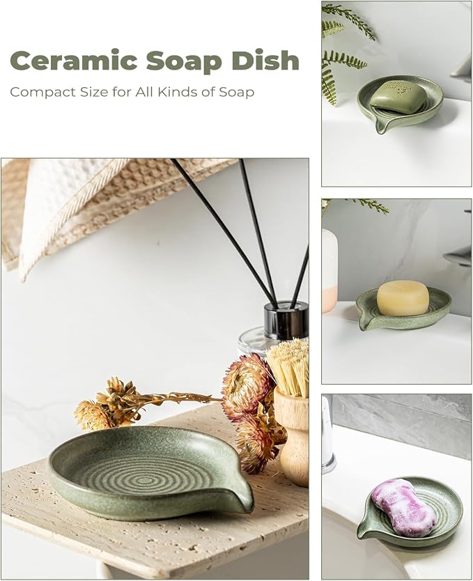 Soap Dishes, Ceramic Shower Soap Dish - Image 5