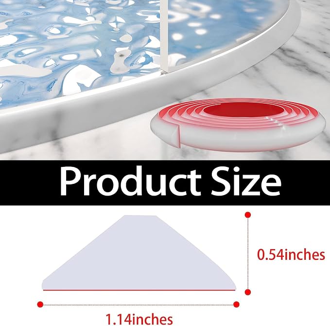 Raycity Collapsible Shower Threshold Water Dam Barrier, Shower Door and Kitchen - Image 4
