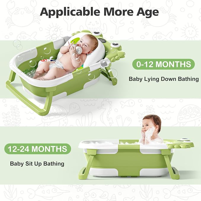 Collapsible Baby Bathtub for Newborns - Image 3