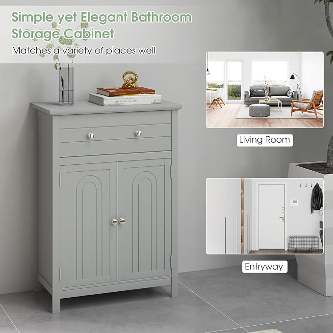LOKO Bathroom Floor Cabinet, Kitchen Storage Cabinet - Image 9