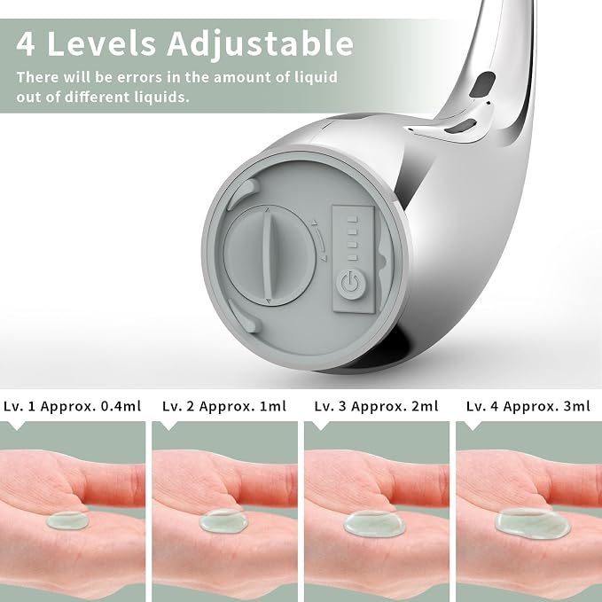 Automatic Liquid Soap Dispenser, 300ML Touchless 4 Gear Adjustable, Countertop - Image 3