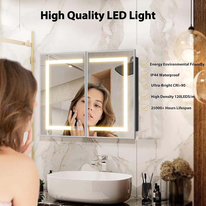 ROOMTEC Lighted Medicine Cabinet - Image 5