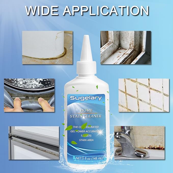 Sugelary Mold Stain Cleaning Gel, 5 Fl oz All-Purpose Household Cleaner Gel - Image 3