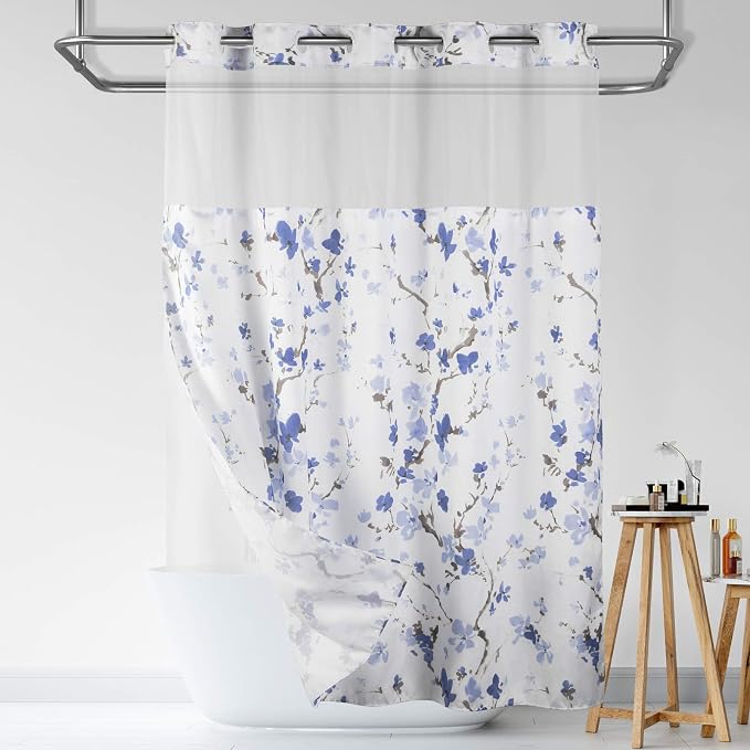 Lagute SnapHook Hook Free Shower Curtain by Lagute