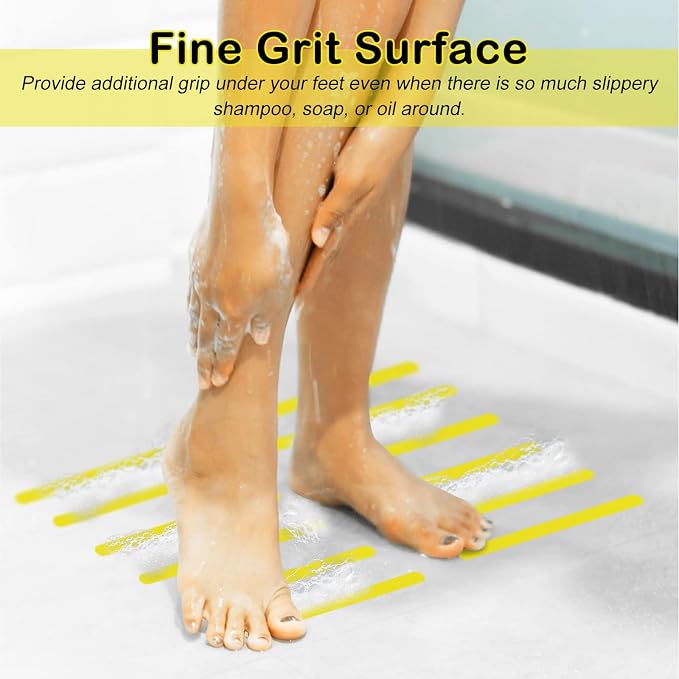 S&X Non Slip Bath Stickers, Gritty Textured Slip-Resistant Treads, 0.75-Inch by - Image 2