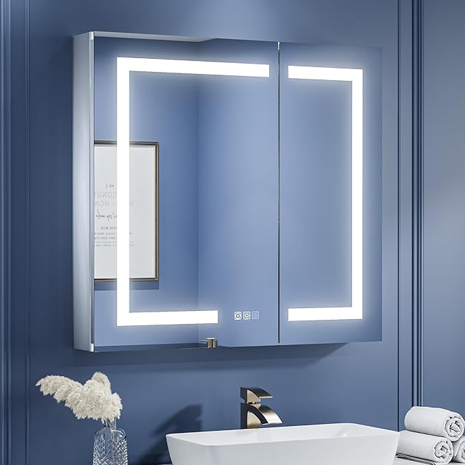 ExBrite LED Lighted Bathroom Medicine Cabinet by ExBrite