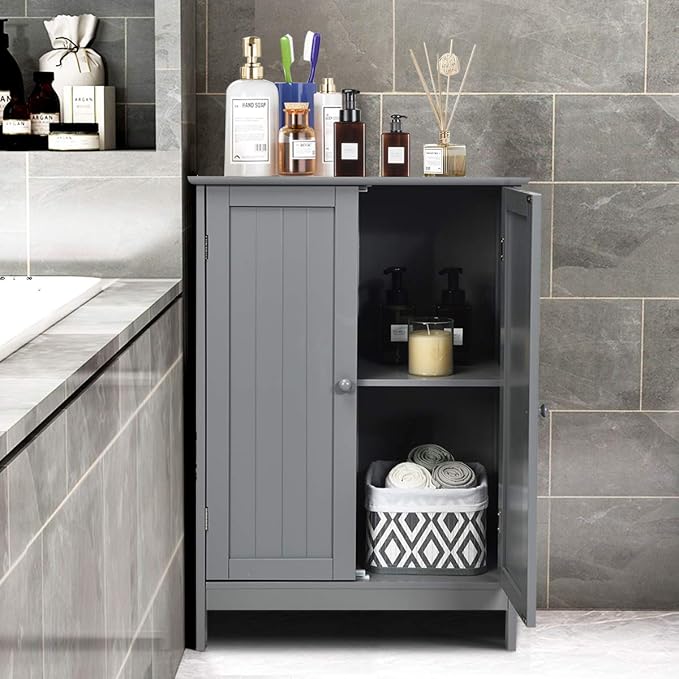 Tangkula Freestanding Storage Cabinet - Image 2