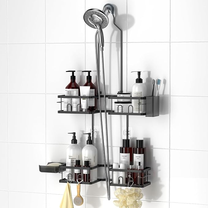 REINHARDT Adjustable Shower Caddy Hanging Rustproof Shower Caddy by REINHARDT