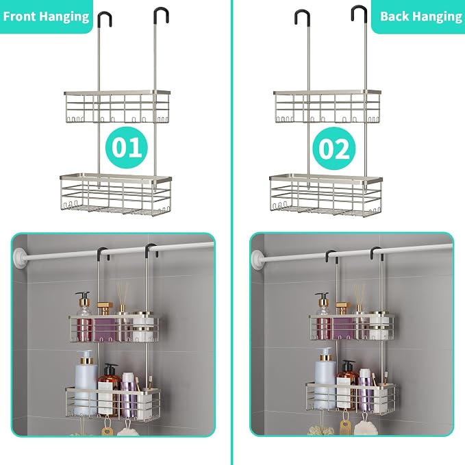 HapiRm Hanging Shower Caddy Organizer - Image 4