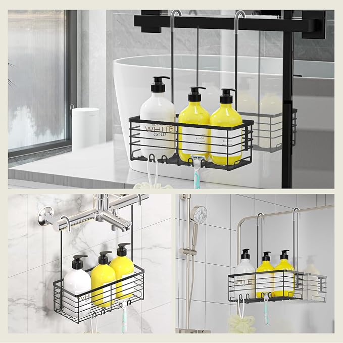 DELLAN Hanging Shower Rack, Shower Organizer Hanging - Image 5