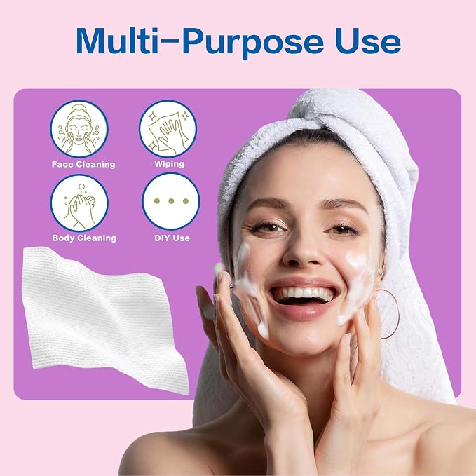 Vinda Ultra – Soft Disposable Face Towels – Extra Large，30 Count – Thick 100% - Image 5