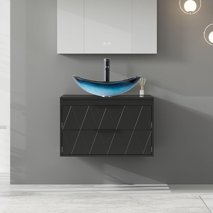 eclife 30" Floating Bathroom Vanities - Image 3