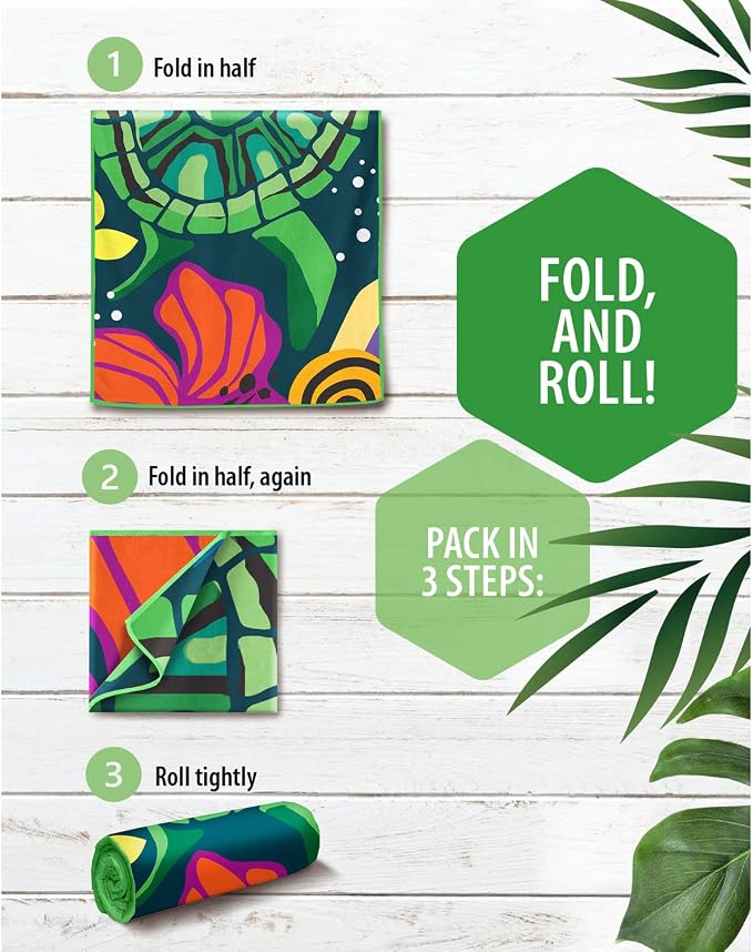 VENTURE 4TH Microfiber Beach Towel: Quick-Dry, Sandproof and Lightweight - Image 5