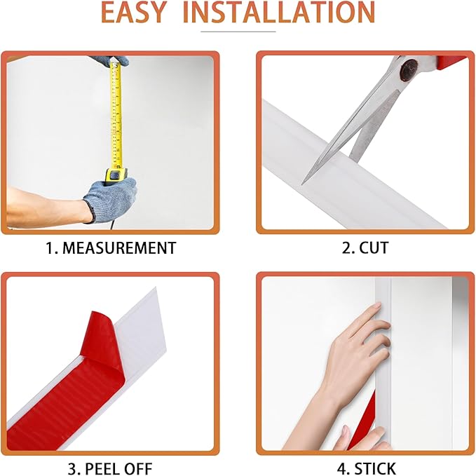 Peel and Stick Chair Rail Panel Molding - Image 5
