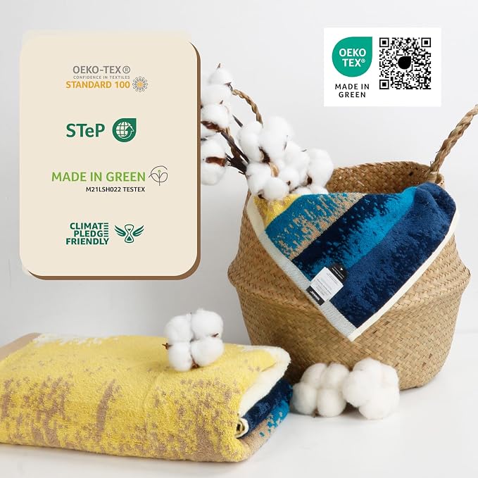 SEMAXE Luxury Bath Towel for Bathroom, 100% Cotton Towel - Image 7