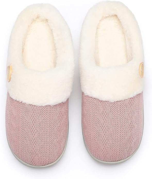 Chantomoo Womens Slipper Warm Comfy Memory Foam House Slippers Knitted Shoes - Image 5