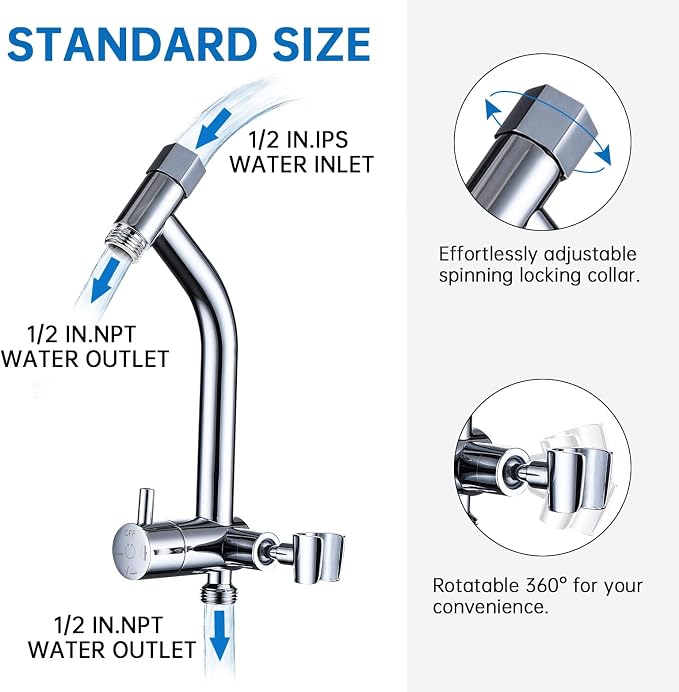 G-Promise All Metal Shower Diverter - Image 5