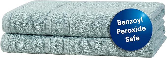 CLOROX Bleach Friendly Towels, Quick Dry, 100% Cotton Bath Towels, Highly by MainstreamInternational