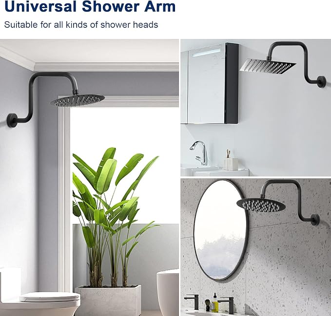 NearMoon S Shape Shower Extension Arm - Image 4